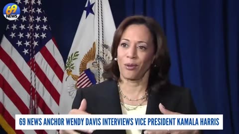 69 News anchor interviews Kamala on the economy, "prices need to come down... but we have been lowering the cost of living."