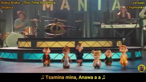 Waka Waka (This Time for Africa) - Shakira (Version Chipmunks - Lyrics/Letra)