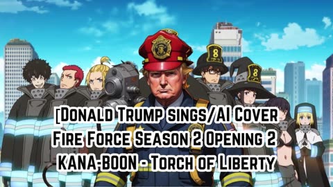 [Donald Trump sings/AI Cover] Fire Force Season 2 Opening 2 KANA-BOON - Torch of Liberty