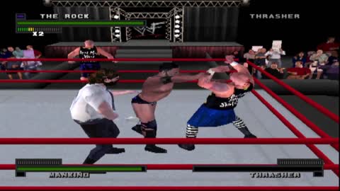 WWF Attitude PS1: Tornado match #17