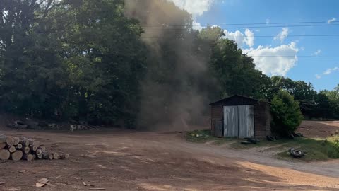 Dust Devil At The Sawmill