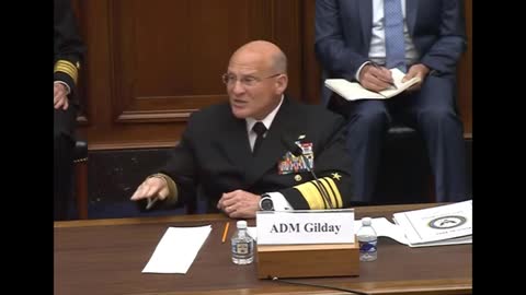 ADM Gilday and Jim Banks at HASC hearing