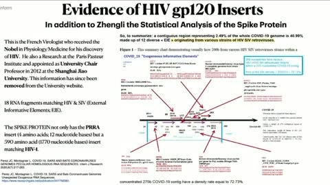 Dr. Richard Fleming on Montagnier's discovery of HIV in Spike Protein