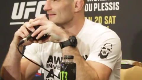 UFC middleweight champion Sean Strickland tells Canadian journalist to go f%$k himself.