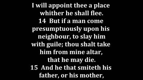 Exodus 21 King James version