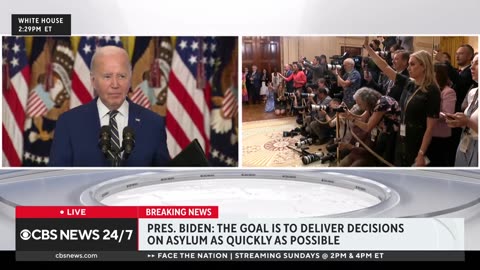 Biden delivers remarks on order limiting asylum claims at U.S.-Mexico border