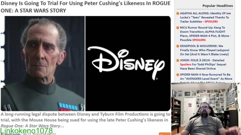 Disney being sued for using Peter Cushing's facial without permission from another production team