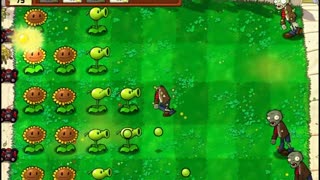 Plants vs Zombies Aventura Dia Nivel 1 4