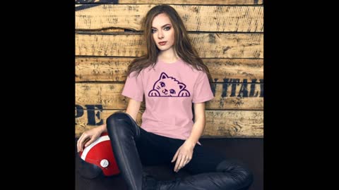 Cute Cat T-shirt Design