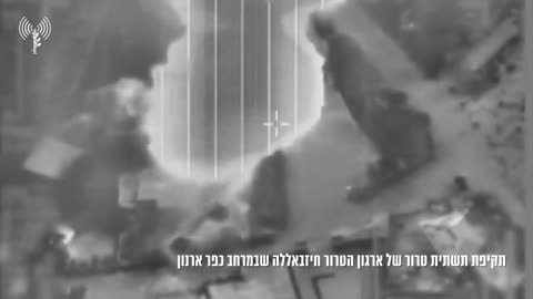 The IDF says it carried out airstrikes on Hezbollah positions in southern