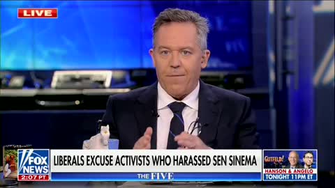 Greg Gutfeld on Kyrsten Sinema protests