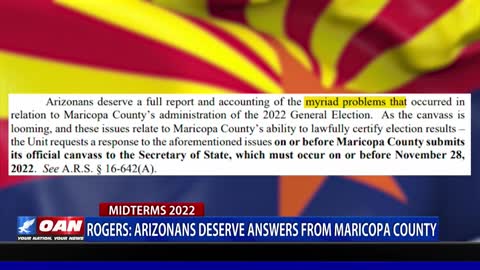 Rogers: Arizonans deserve answers from Maricopa County