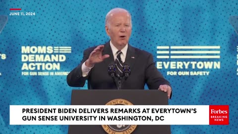 JUST IN: Biden Interrupted By Pro-Palestinian Protester During Remarks On Gun Violence