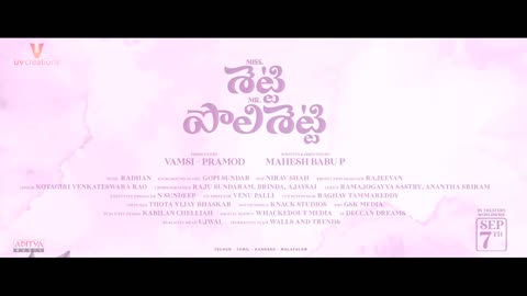 Miss Shetty Mr Polishetty Telugu Trailer