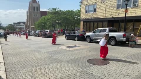 Portuguese Procession Santo Cristo Church Fall River Mass