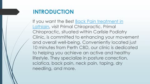 Best Back Pain treatment in Lathlain