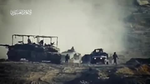 Hamas Video Shows Operation That Took Out IDF Tanks.