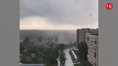 Powerful tornado, floods wreak havoc in Russia’s Leningrad region and St. Petersburg city