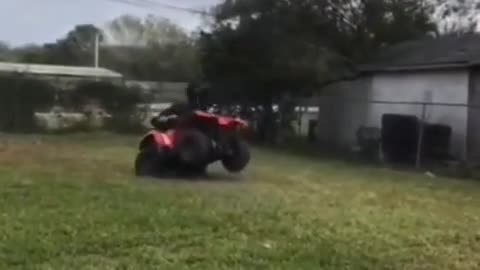 Fall on motorcycle