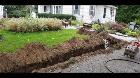 tractor backhoe work