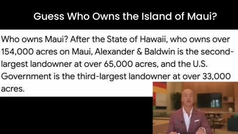 💥💥 Guess who owns the Island of Maui now..?? 💥💥