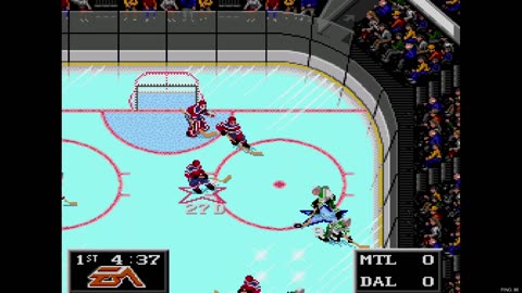 NHL '94 Sega Super Liga Game 5 - Len the Lengend (MON) at Modano09 (DAL)