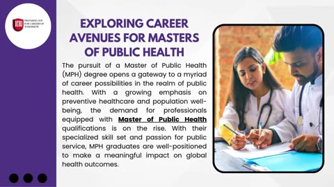 Exploring Career Avenues for Masters of Public Health