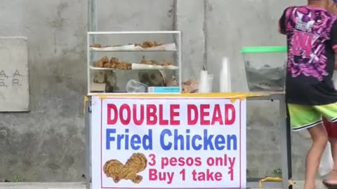 The fried chicken died