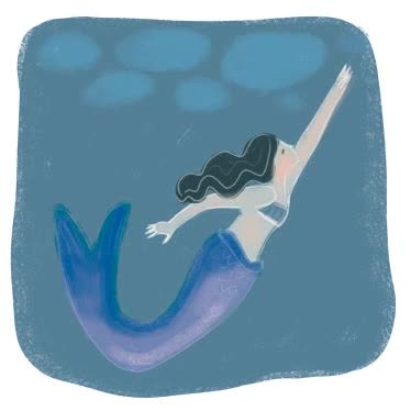 I'm drawing a mermaid ;-)