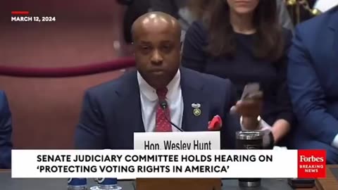 Rep. Wesley Hunt Drops the Hammer on Democrats Opposed to Voter ID at Senate Hearing