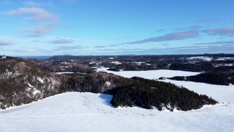 Drone Video near Glover's Harbour, Newfoundland