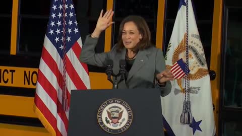 Kamala Harris LOVES the Yellow School Bus!