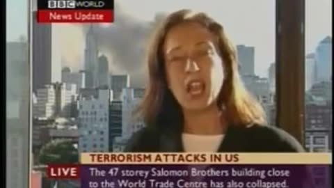 BBC's Jane Standley's infamous report on the collapse of WTC tower 7