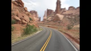 Riding Thru Arches National Park June 2009