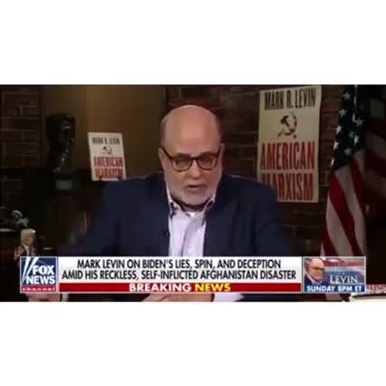 Mark Rumble Running Mark Levin Did Not Come to Play Here! Joe is Running For His Life...