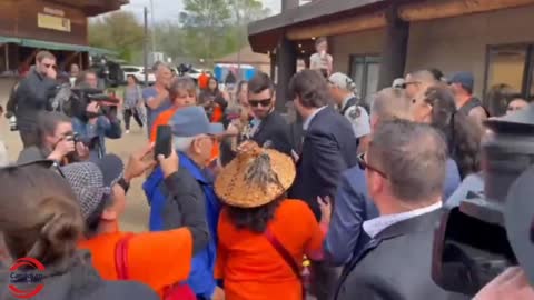 Watch: Justin Trudeau heckled by Indigenous protestors in Kamloops BC