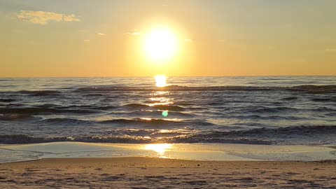 A moment of peace - the perfect beach sunset