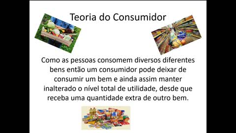 Microeconomia 018 Teoria do Consumidor Utilidade de Cestas de Bens