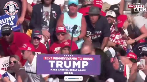 SHOTS FIRED!!! at TRUMP in PA 07/13/2024