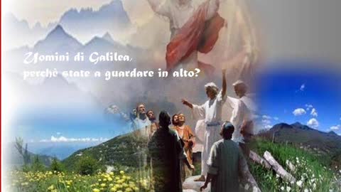 «Uomini di Galilea,perché state a guardare il cielo?Questo GESù,che è stato di tra voi ASSUNTO FINO AL CIELO,TORNERà UN GIORNO(sulle nuvole dal cielo),ALLO STESSO MODO in cui L'AVETE VISTO ANDARE IN CIELO».Atti 1,11