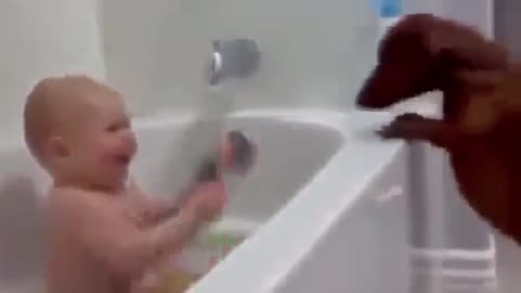 Super funny baby videos laughing with dogs