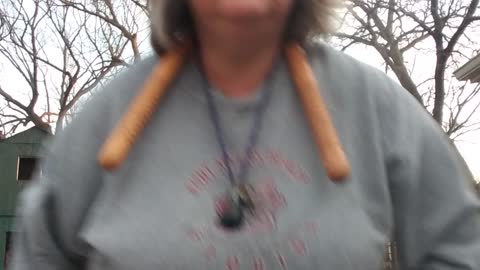 Hallelujah with a wood nunchaku