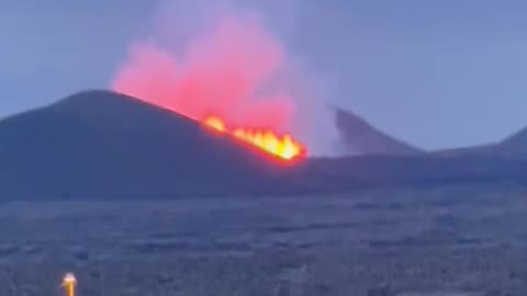 Volcano erupts near Grindavik, Iceland.