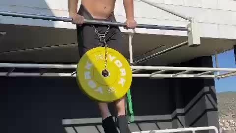 heavyweight muscle up + 15 kg