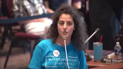 Teacher Tells School Board That They Are "Indoctrination Camps"