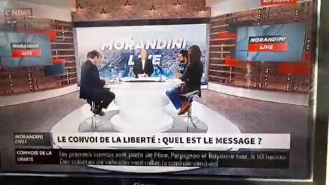 Le Convoi Rhone-Alpes sur Cnews