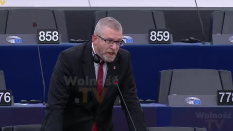 Grzegorz Braun | Parlament Europejski pokazuje wolność słowa, wyłączyli mu mikrofon