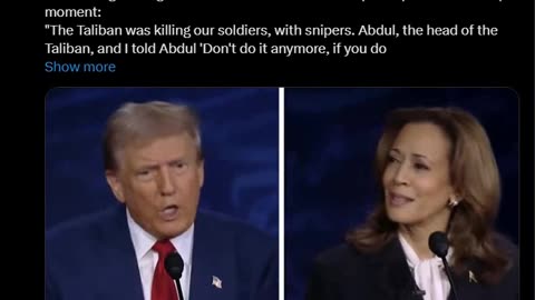 Trump said to Abdul, the head of the Taliban, and I told Abdul 'Don't do it anymore, if you do it anymore you're going to have problems.' Abdul said 'Why do you send me a picture of my house?' Trump said 'You're go