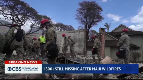 1,300 still missing after maui fires