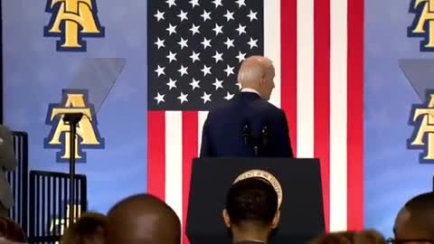 Biden Embarrasses Himself And Us All By Shaking Hands In The Air!